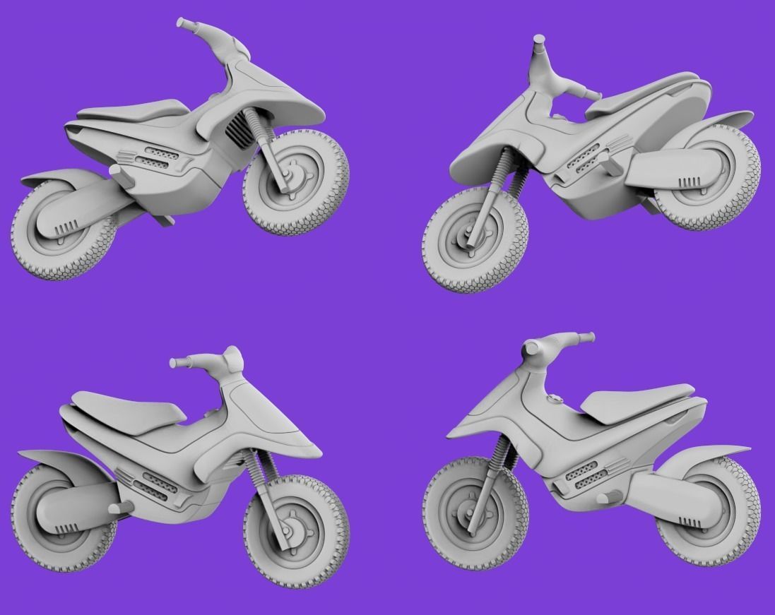 HONDA CUB EZ 90 3D print model_2