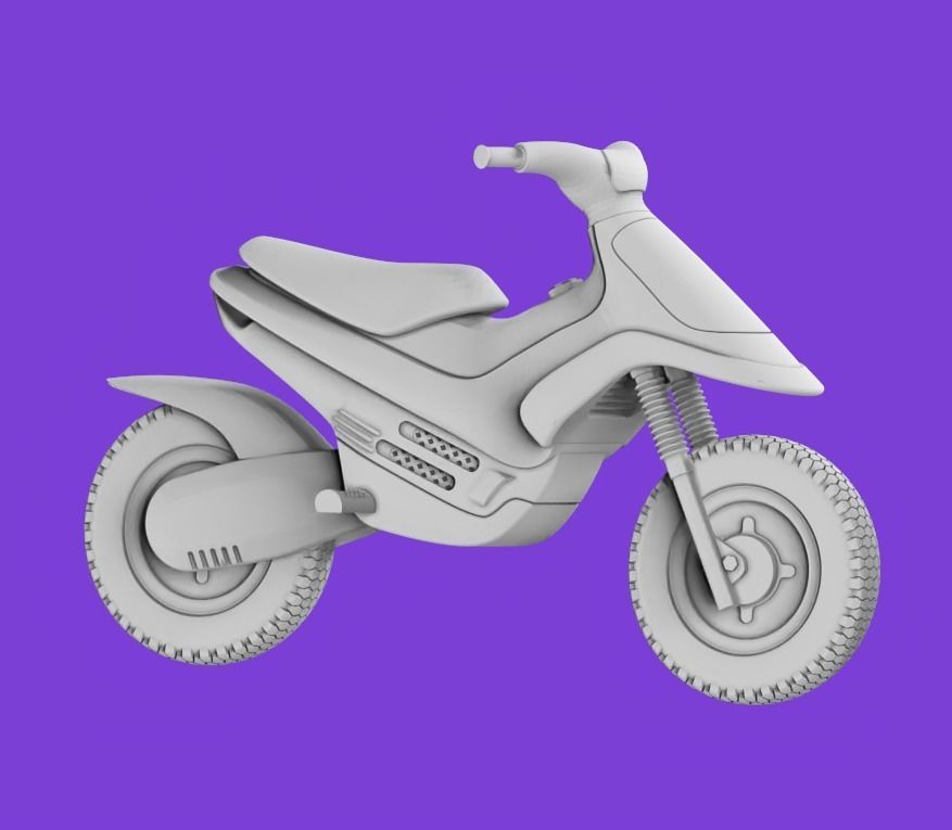 HONDA CUB EZ 90 3D print model_1