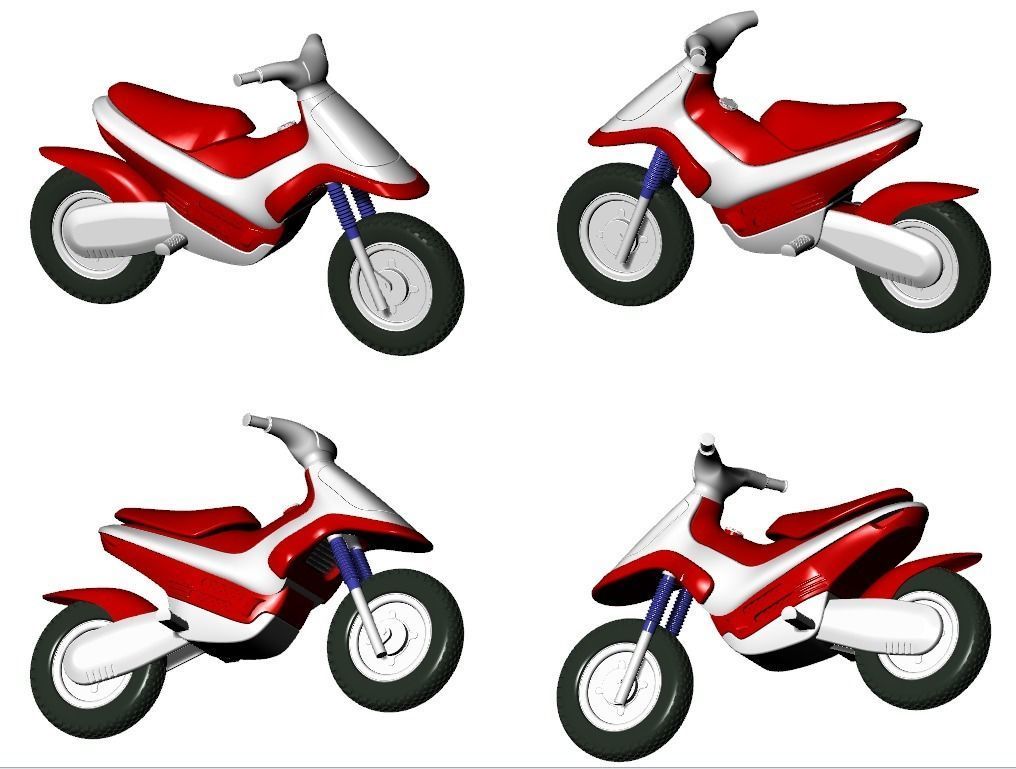 HONDA CUB EZ 90 3D print model_4