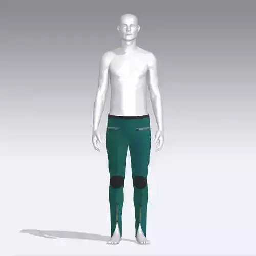 Pants mannequin wearing leggings