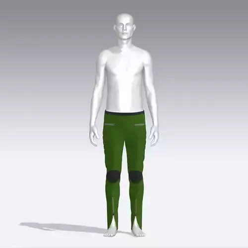 Pants mannequin wearing leggings
