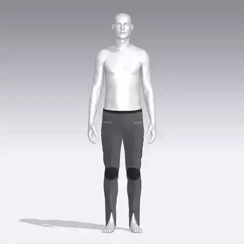 Pants mannequin wearing pair of leggings