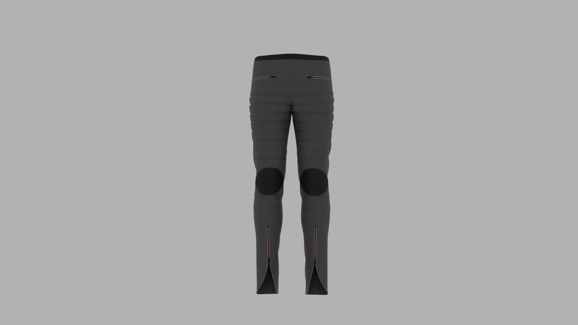 Pants mannequin wearing pair of leggings Low-poly 3D model_7