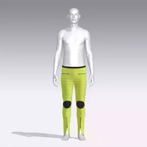 Pants mannequin wearing leggings