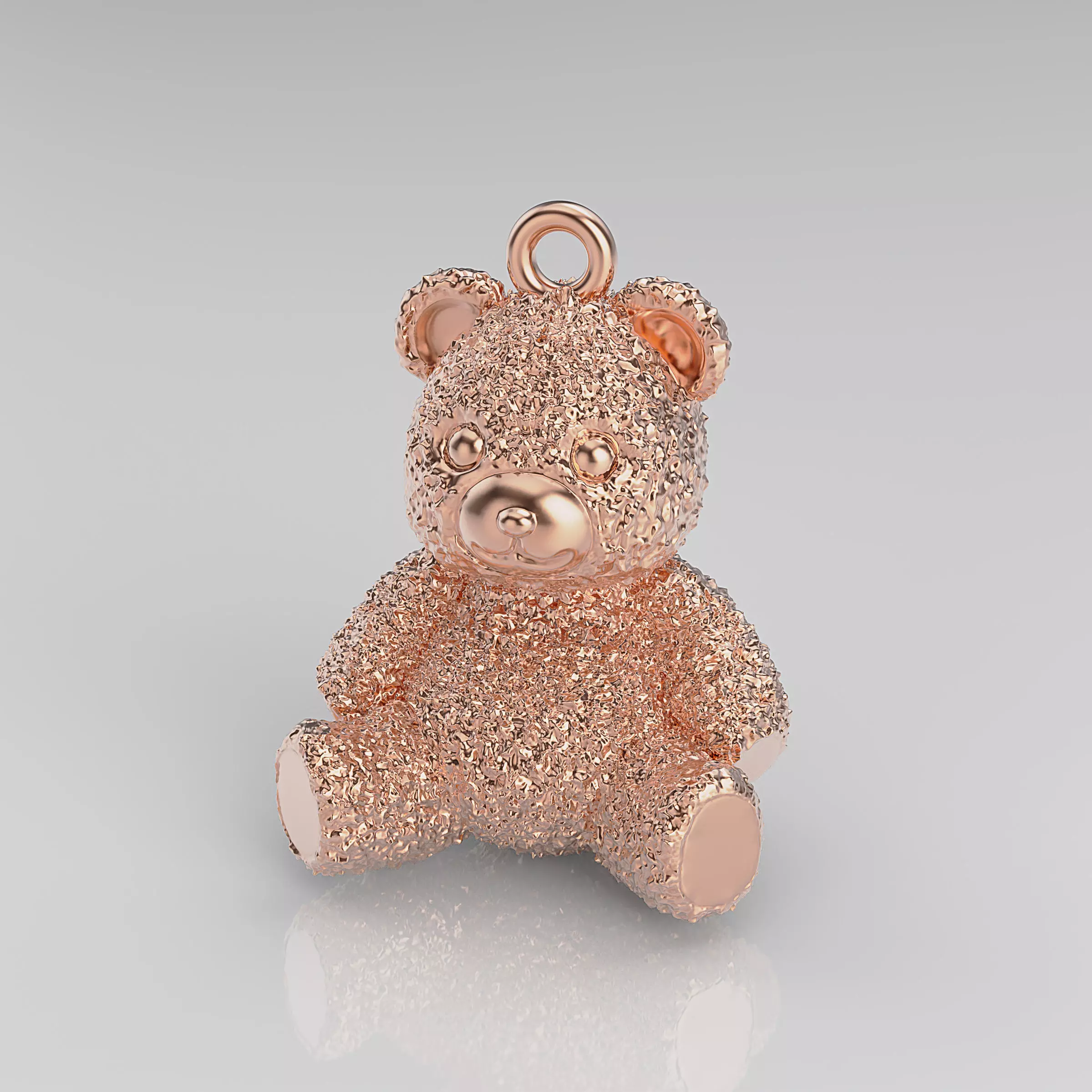 Bear Pendant 3D print model_0
