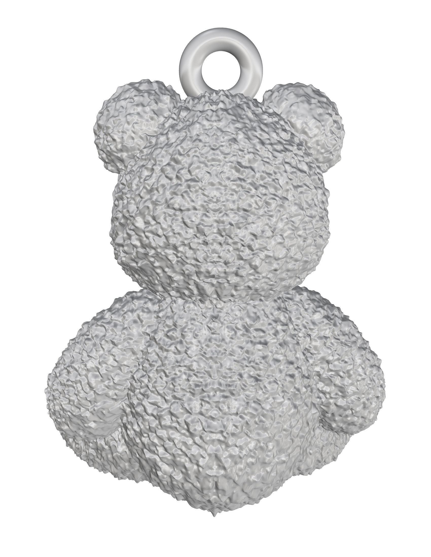 Bear Pendant 3D print model_16