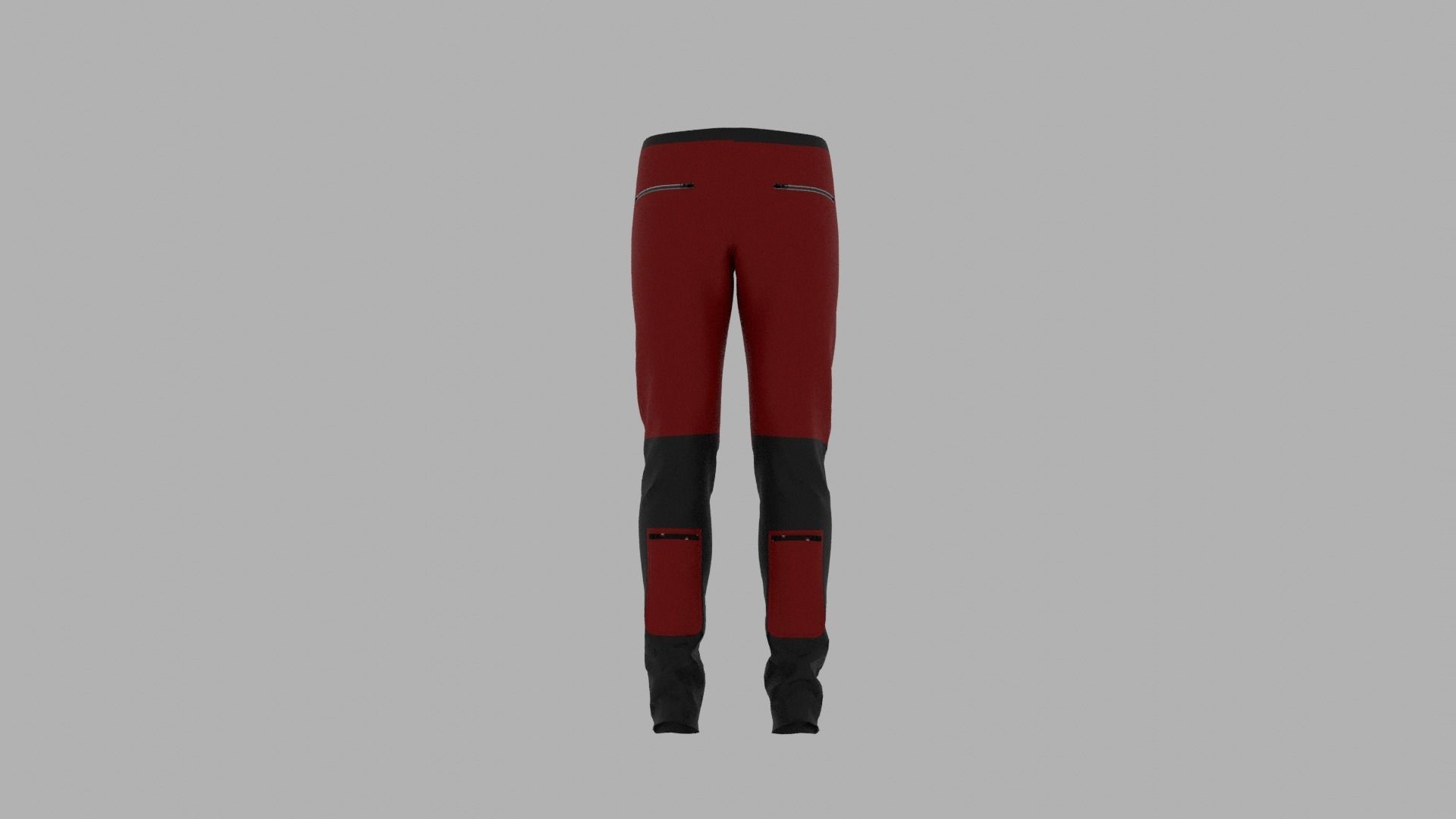Pants Low-poly 3D model_7