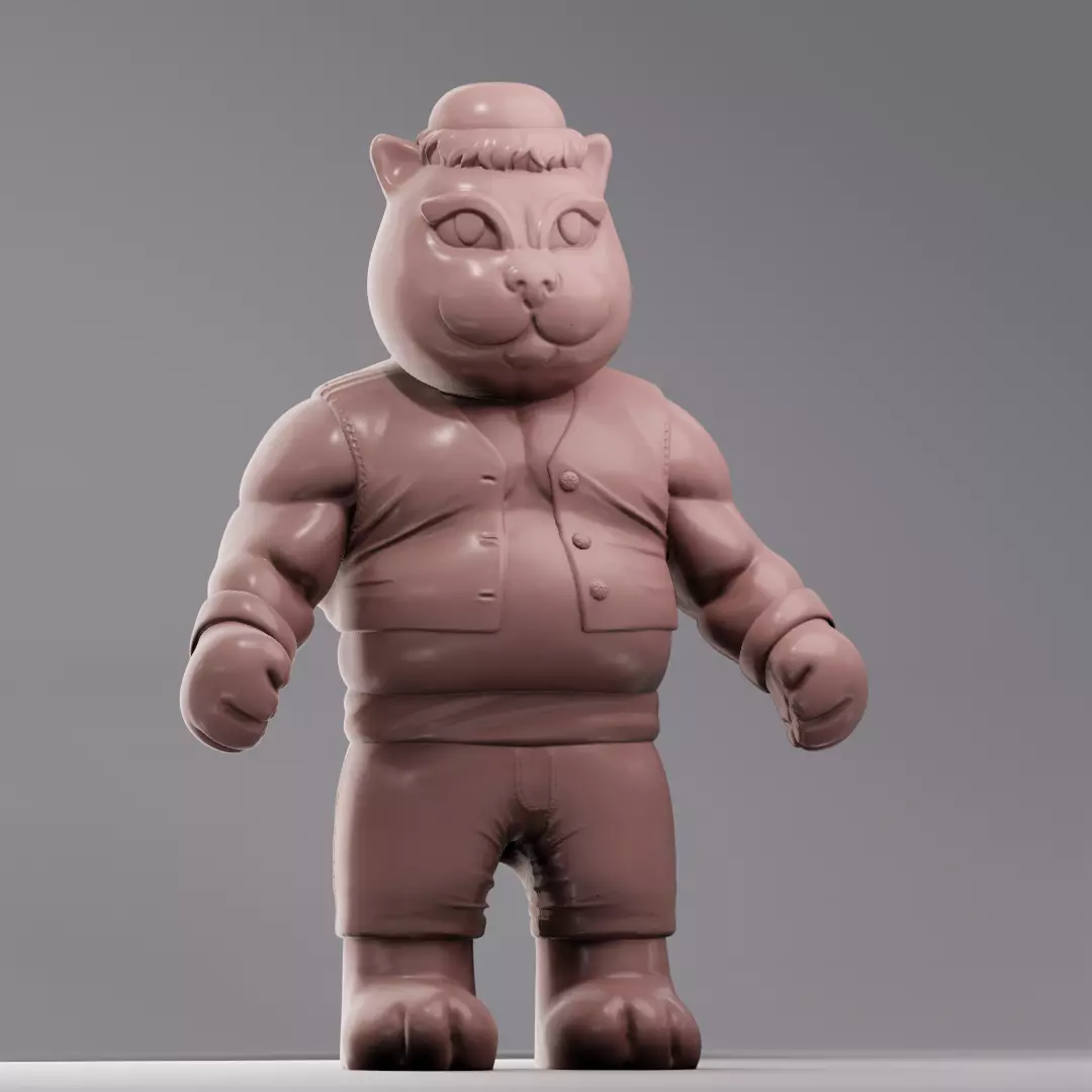 cat cool 3D print model