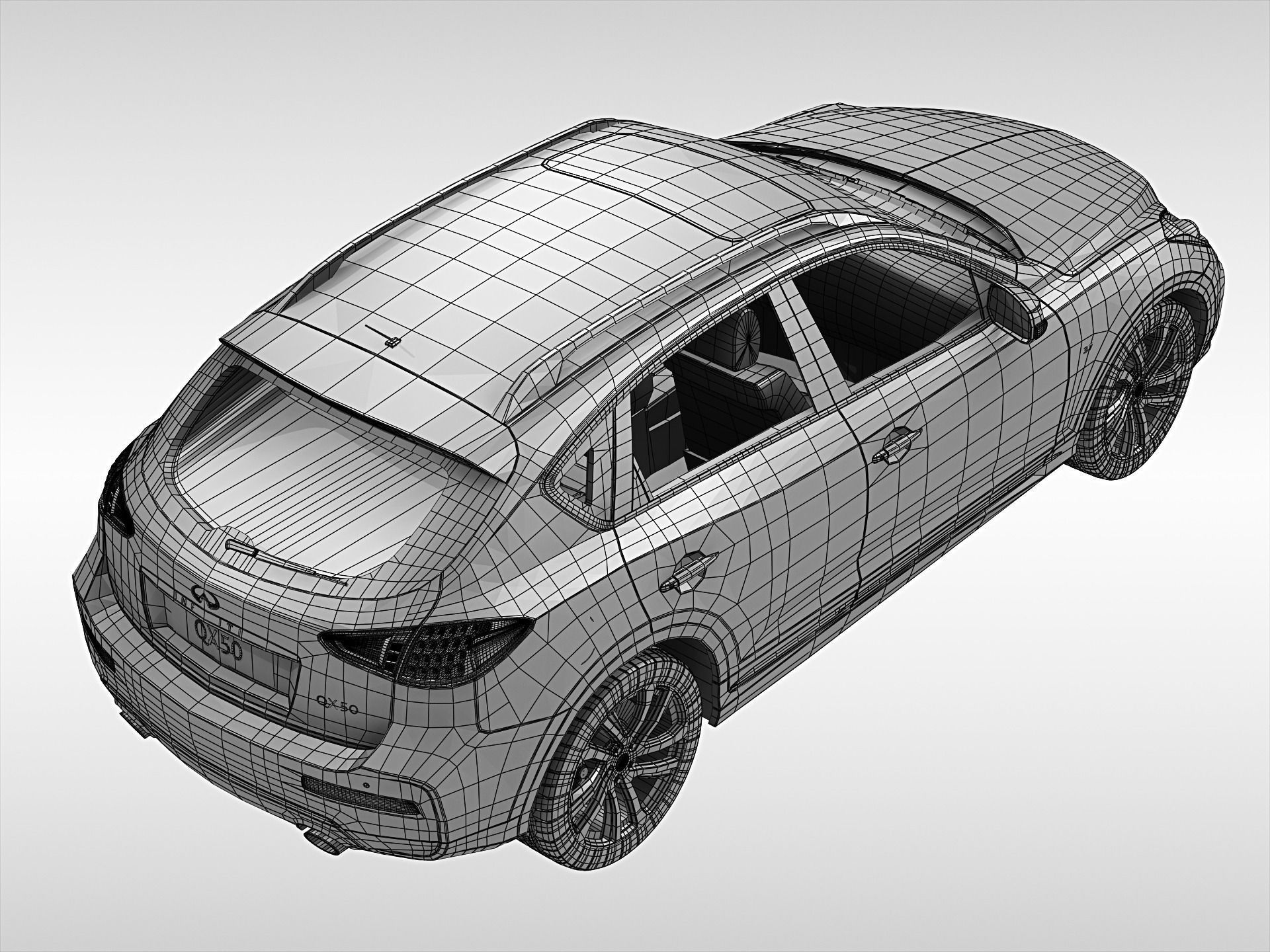 Infiniti QX50 2016 3D model_11