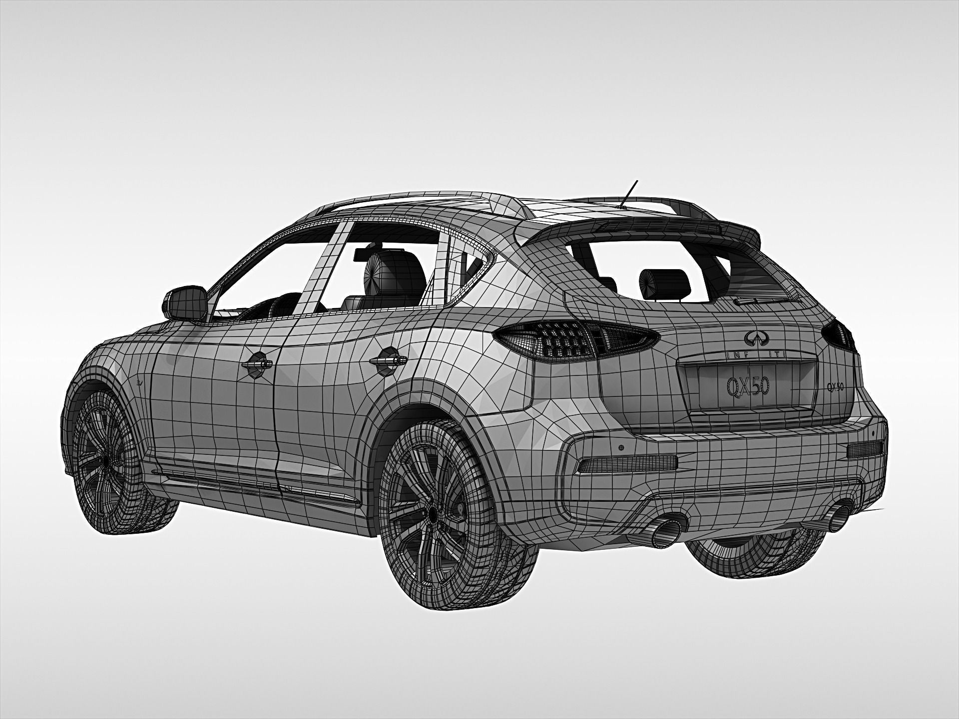 Infiniti QX50 2016 3D model_10