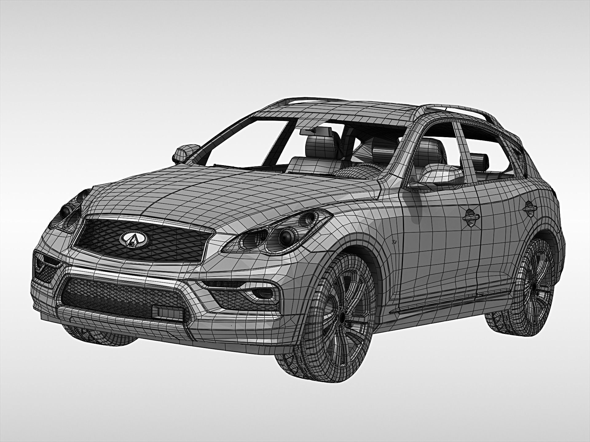 Infiniti QX50 2016 3D model_9