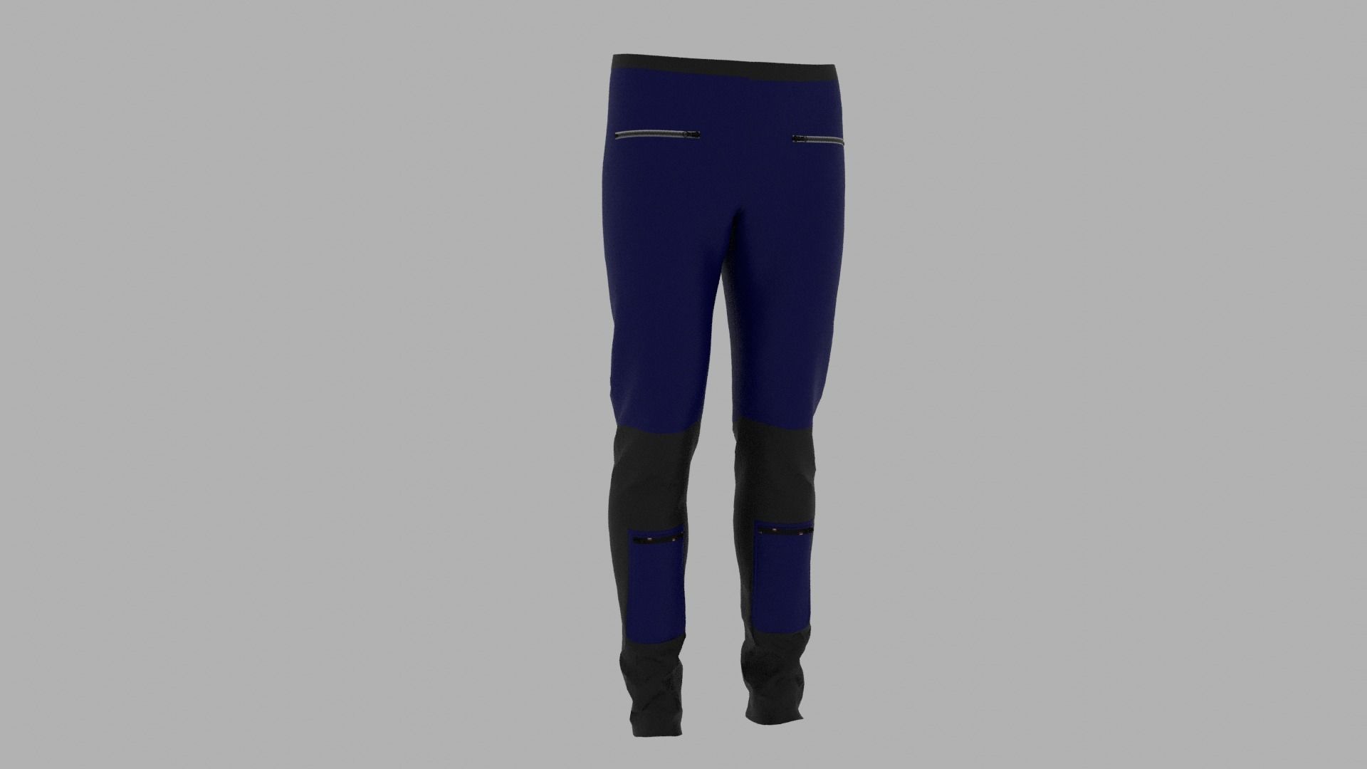 Pants neoprene leggings Low-poly 3D model_4