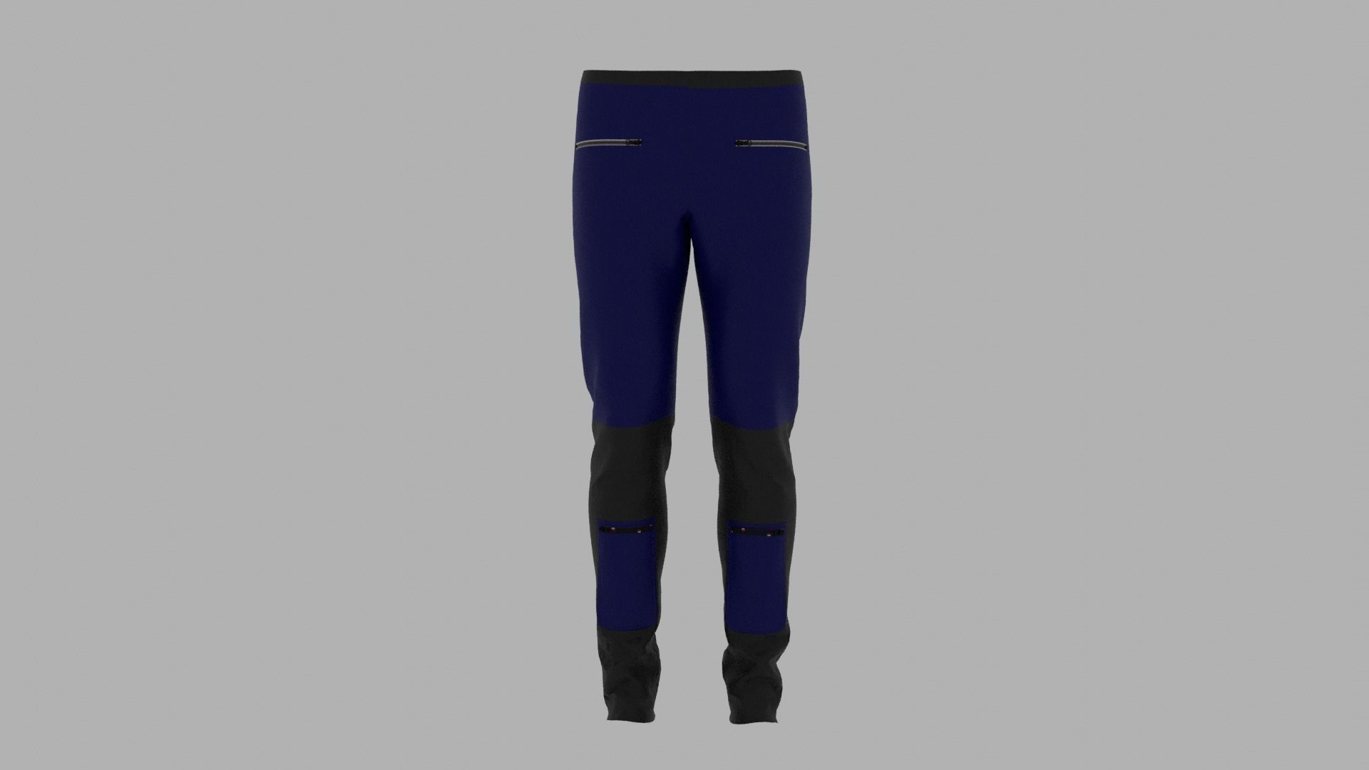 Pants neoprene leggings Low-poly 3D model_1