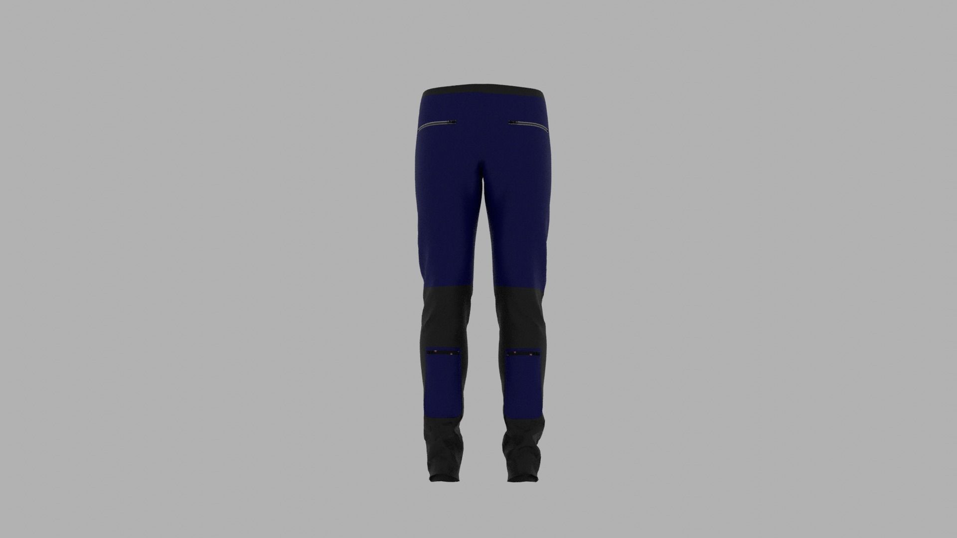 Pants neoprene leggings Low-poly 3D model_7