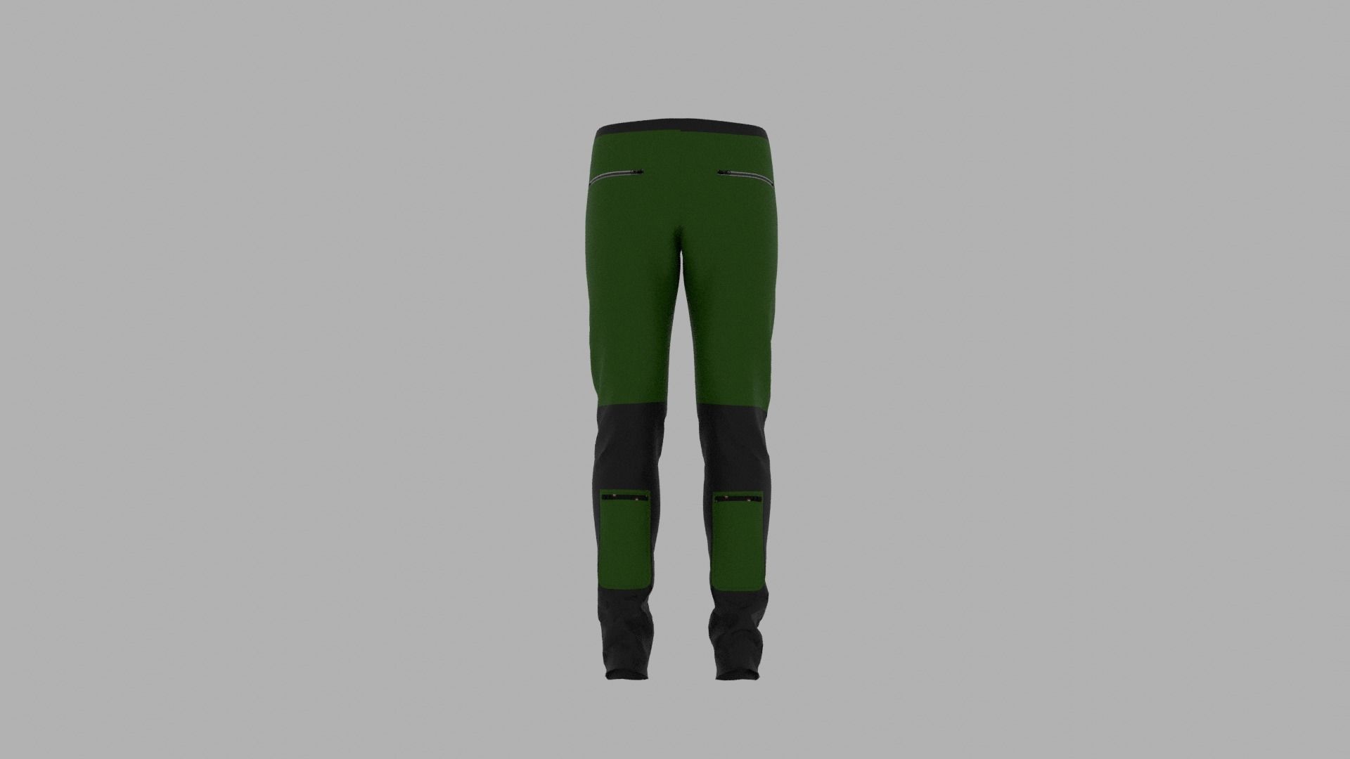Pants Low-poly 3D model_7