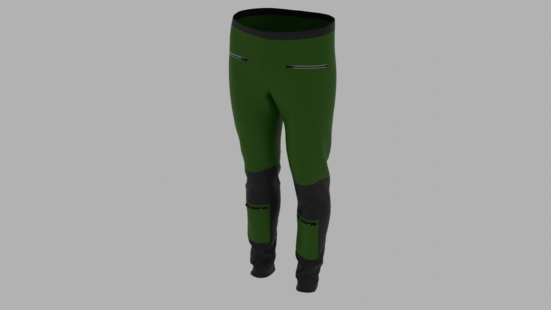 Pants Low-poly 3D model_5