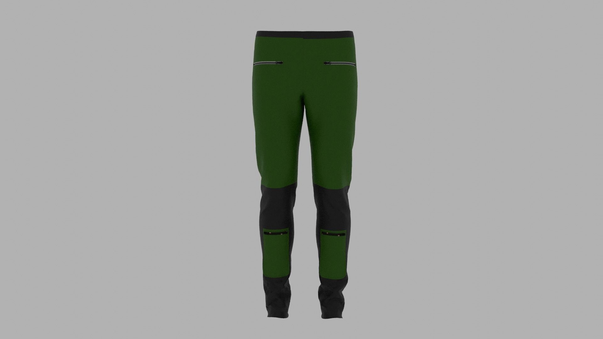 Pants Low-poly 3D model_1