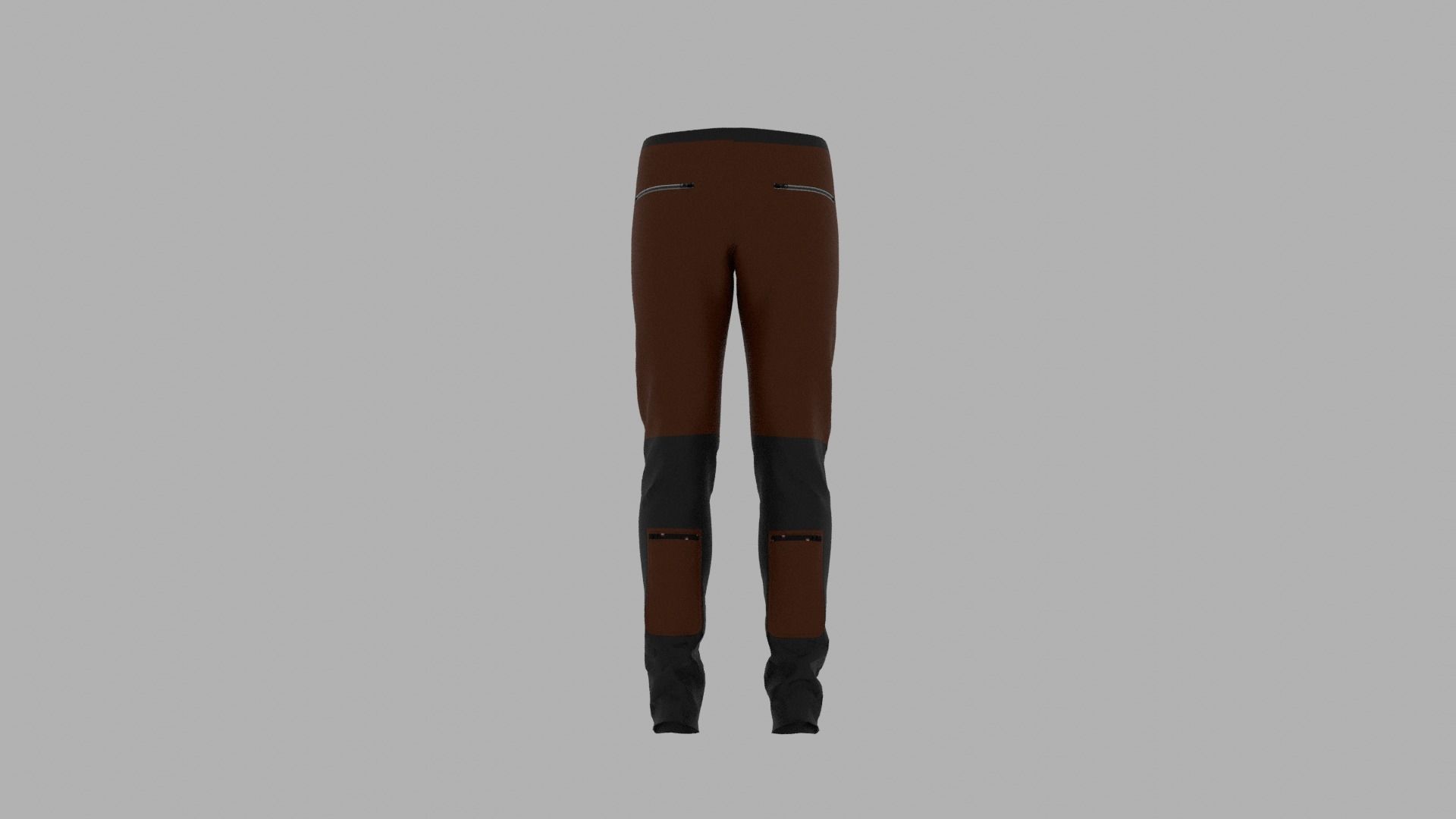 Pants Low-poly 3D model_7