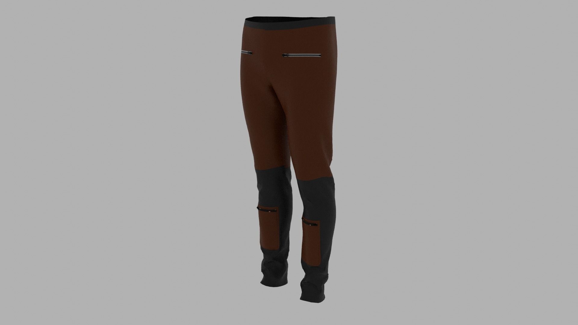 Pants Low-poly 3D model_2