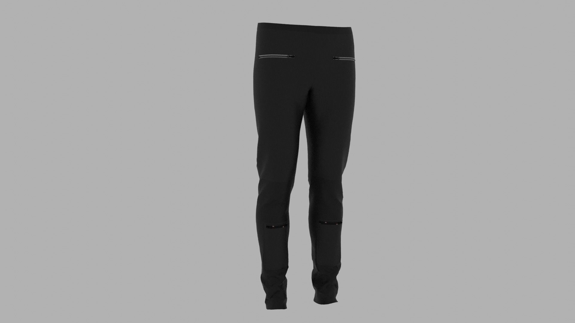 Pants mannequin wearing leggings Low-poly 3D model_4
