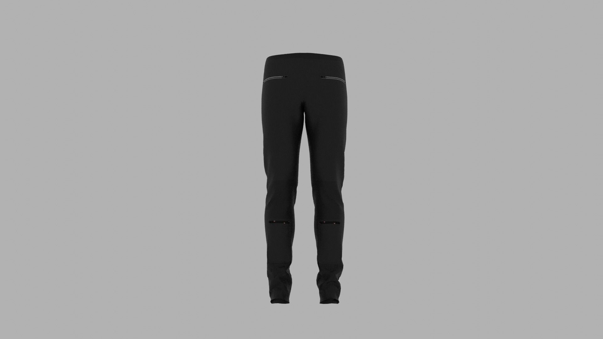 Pants mannequin wearing leggings Low-poly 3D model_7