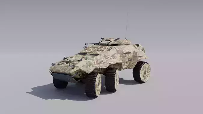 Armored  army car
