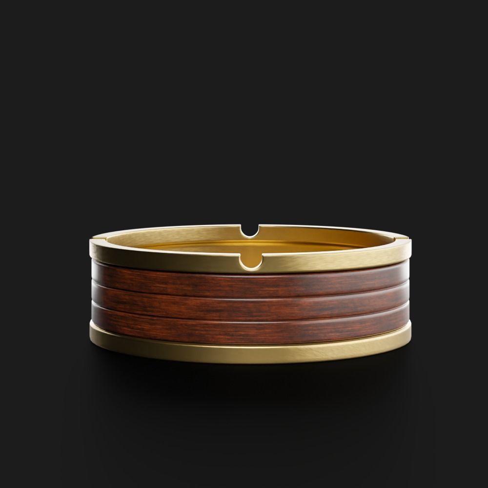 Ashtray  Low-poly 3D model_1