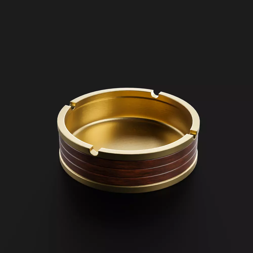 Ashtray  Low-poly 3D model_0