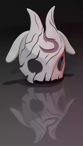 Kindred mask from League of Legends white version