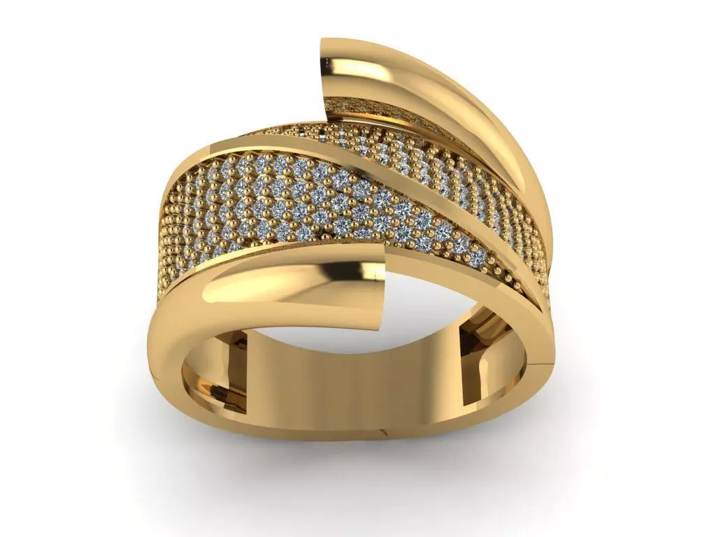 light gram ring-38 3D print model_0