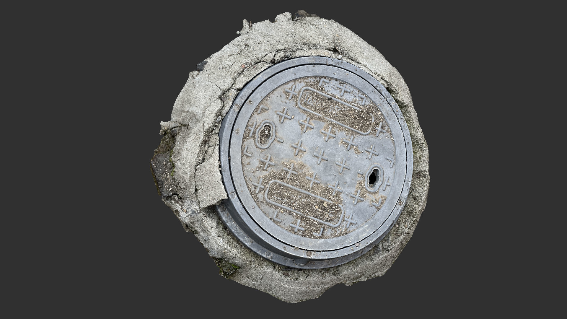 Manhole 3d Scan 3D model_16