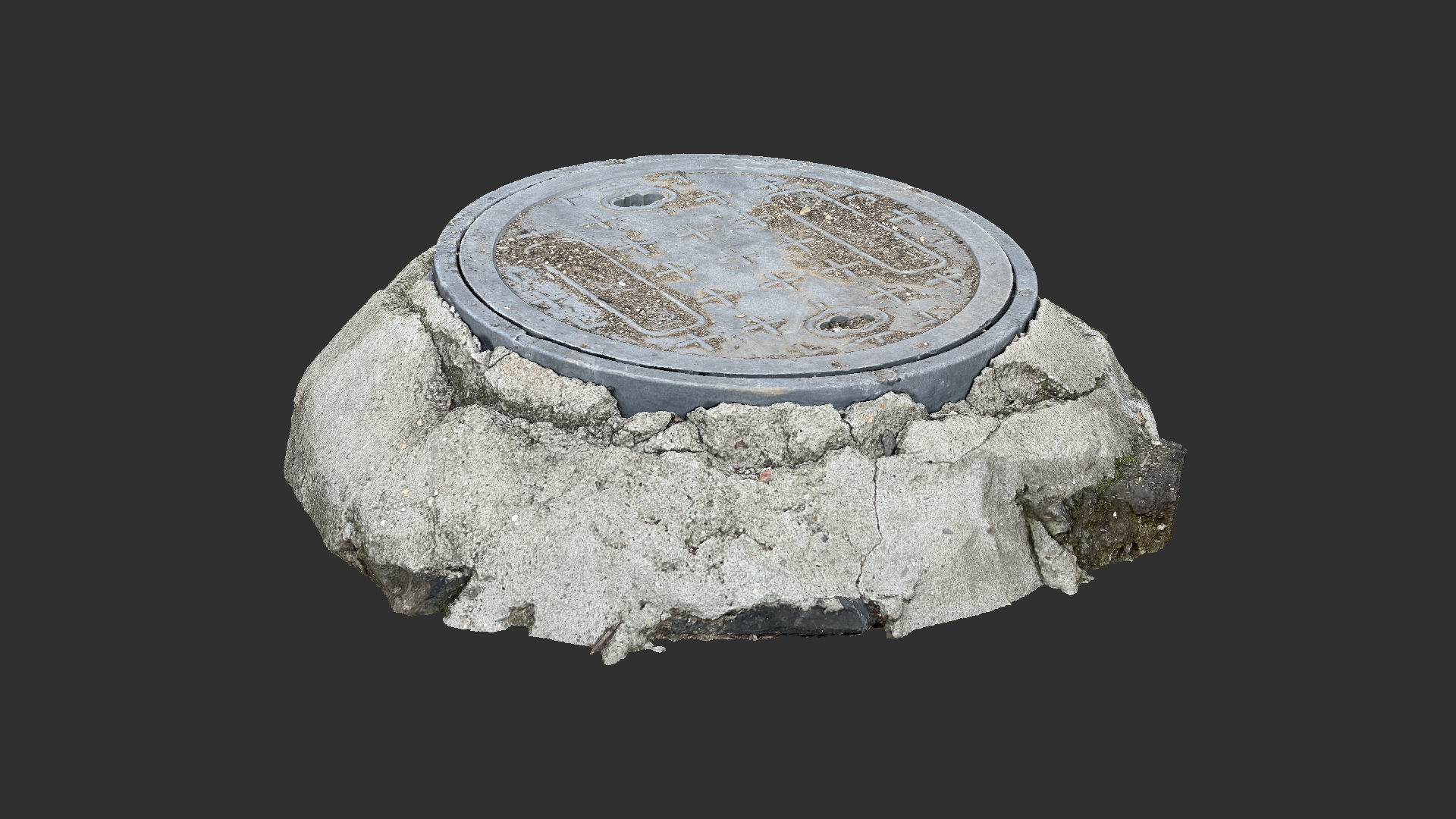 Manhole 3d Scan 3D model_11