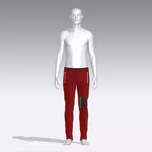 Pants mannequin wearing leggings