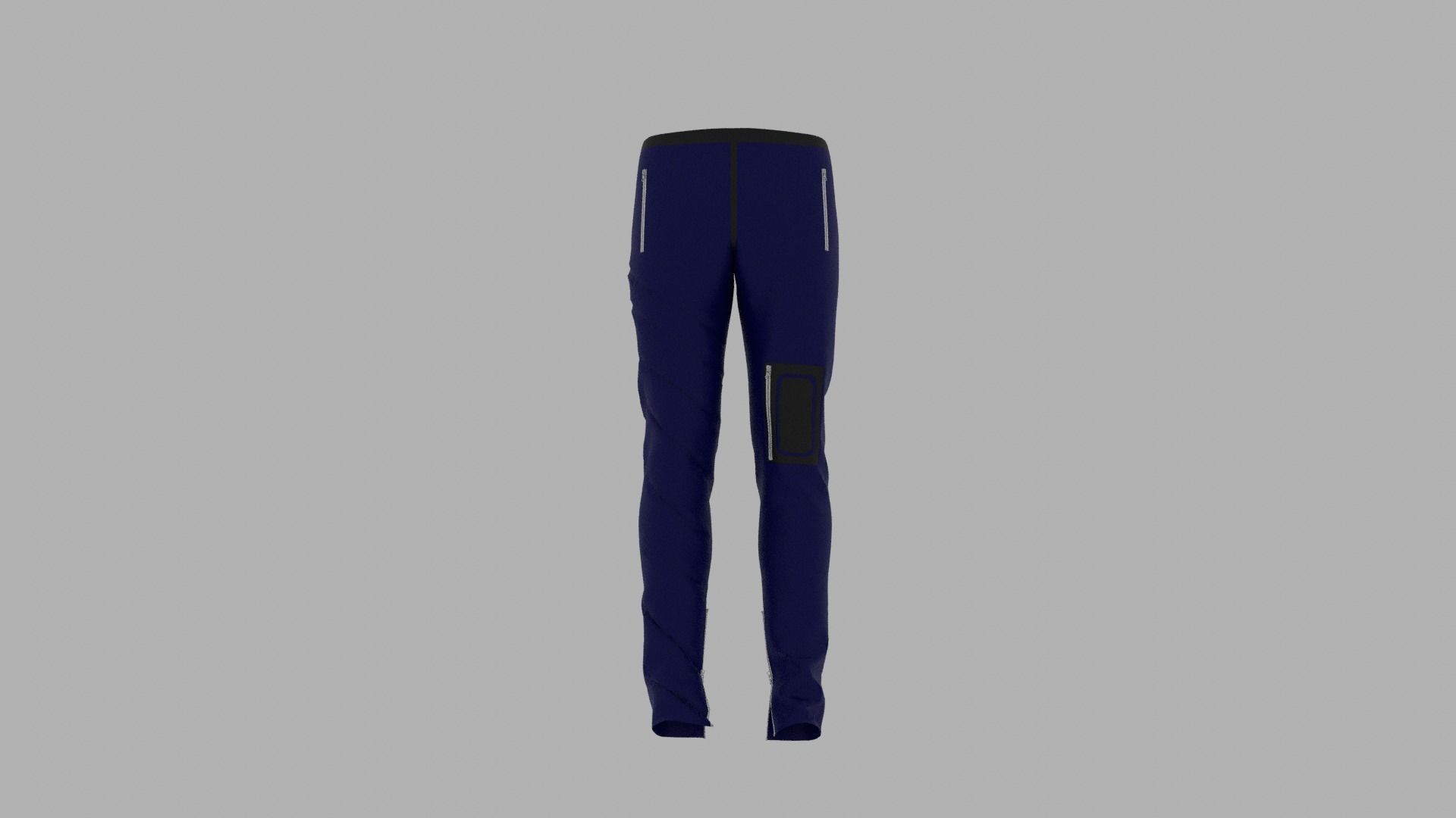 Pants mannequin wearing leggings Low-poly 3D model_7