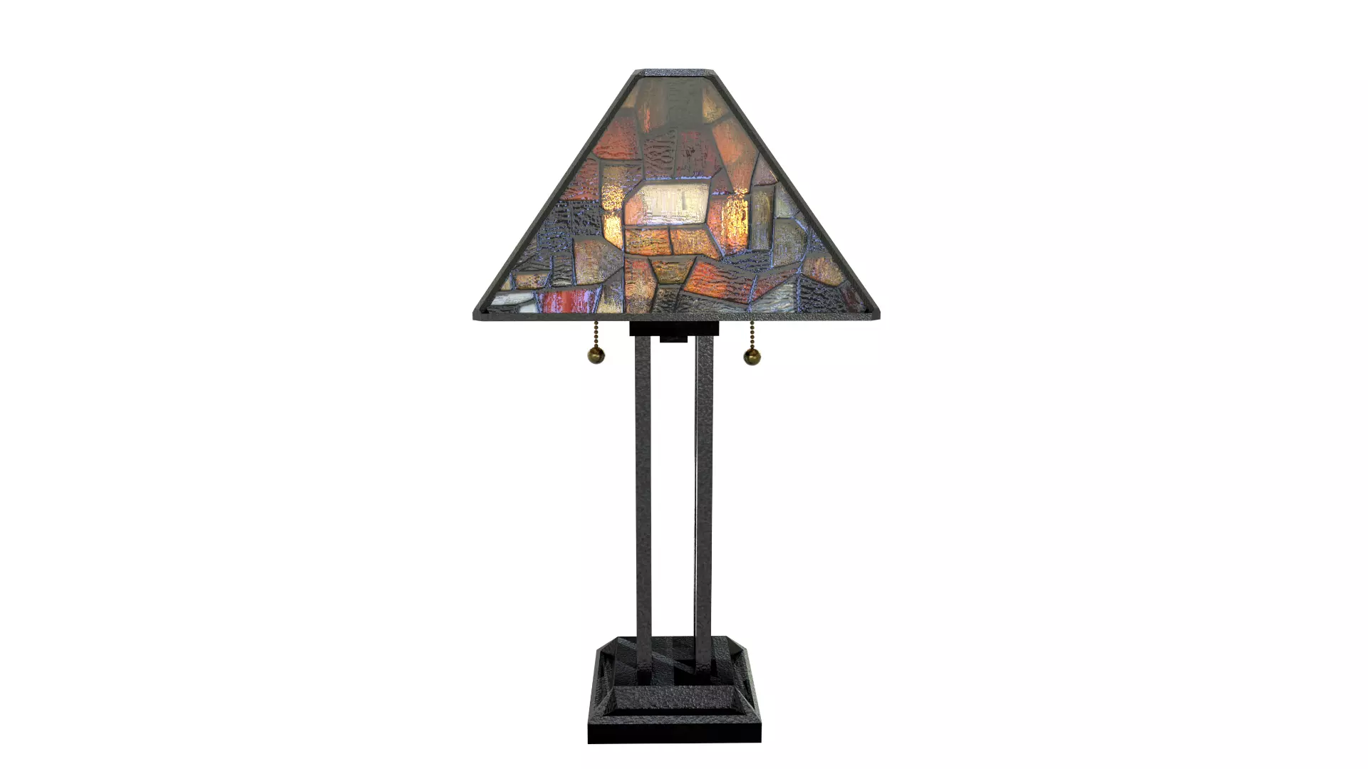 Tiffany Style Lamp Design 3D model_0