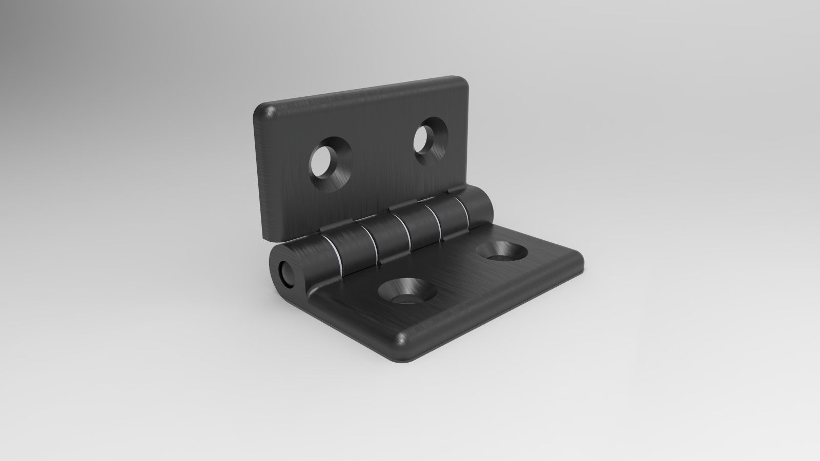 Hinge door 3d printed 3D print model_5