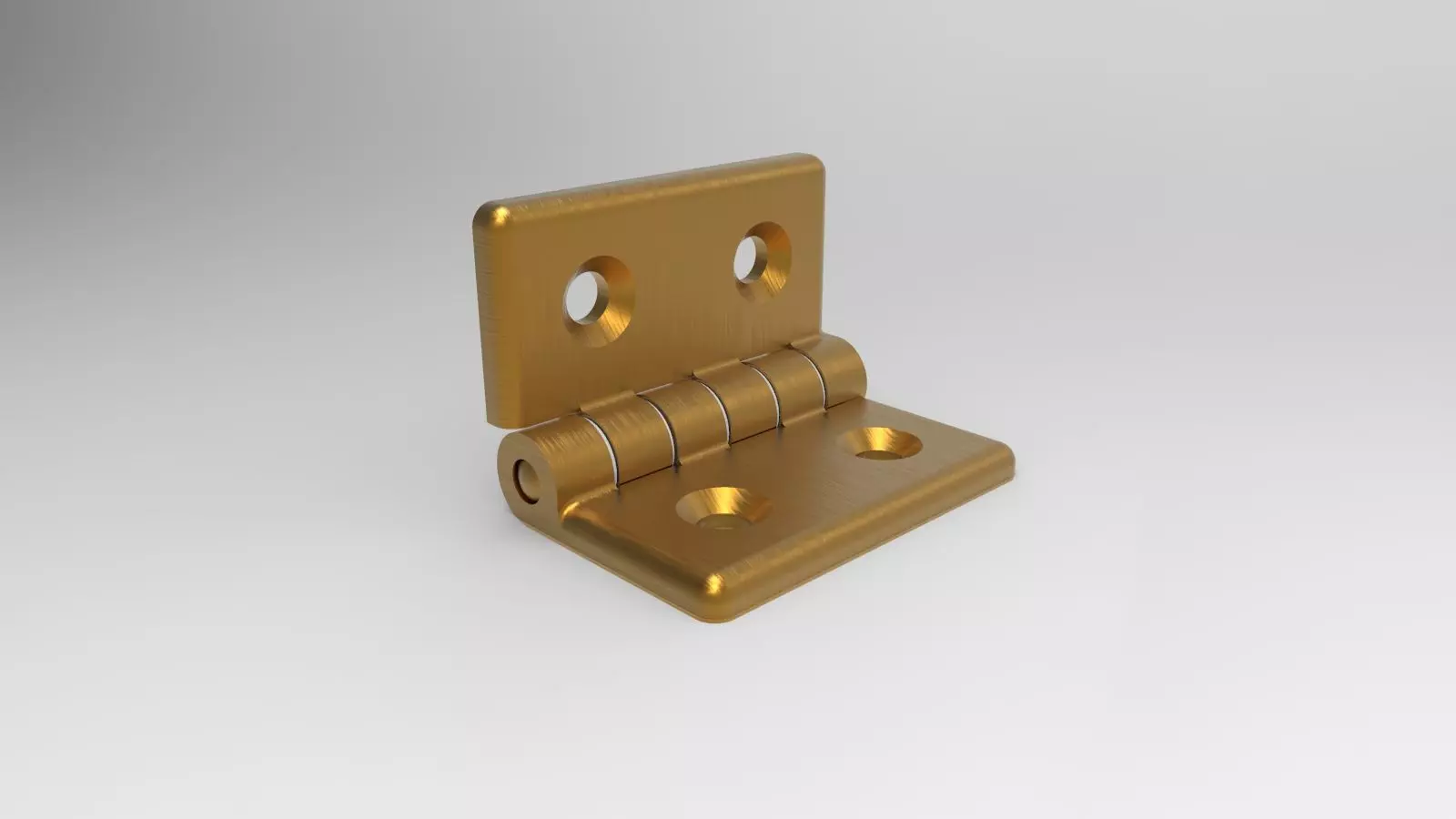 Hinge door 3d printed 3D print model_0