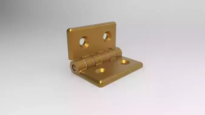 Hinge door 3d printed 3D print model