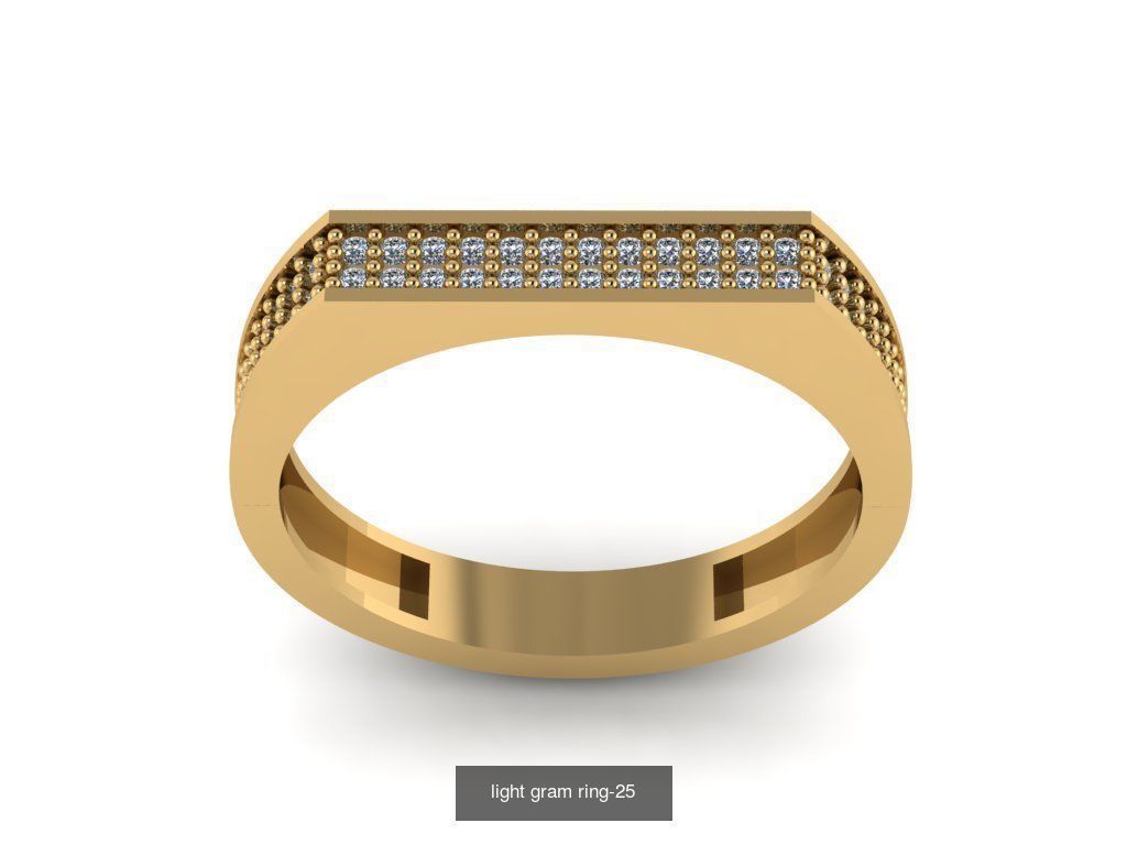 Light gram rings 3D Model Collection_38