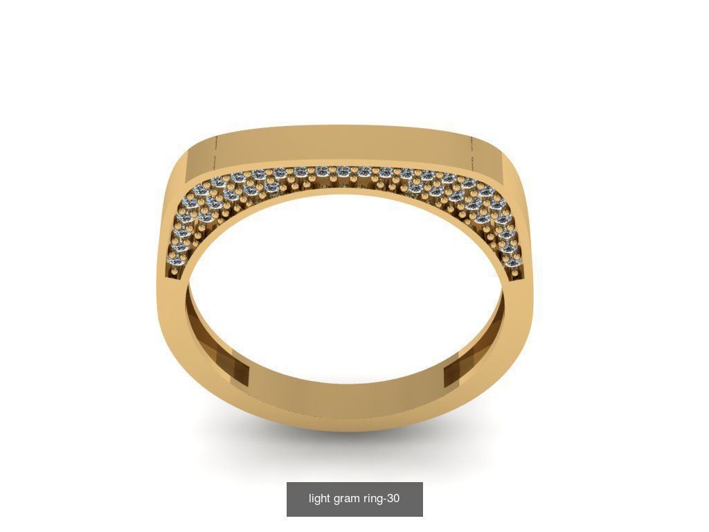 Light gram rings 3D Model Collection_43