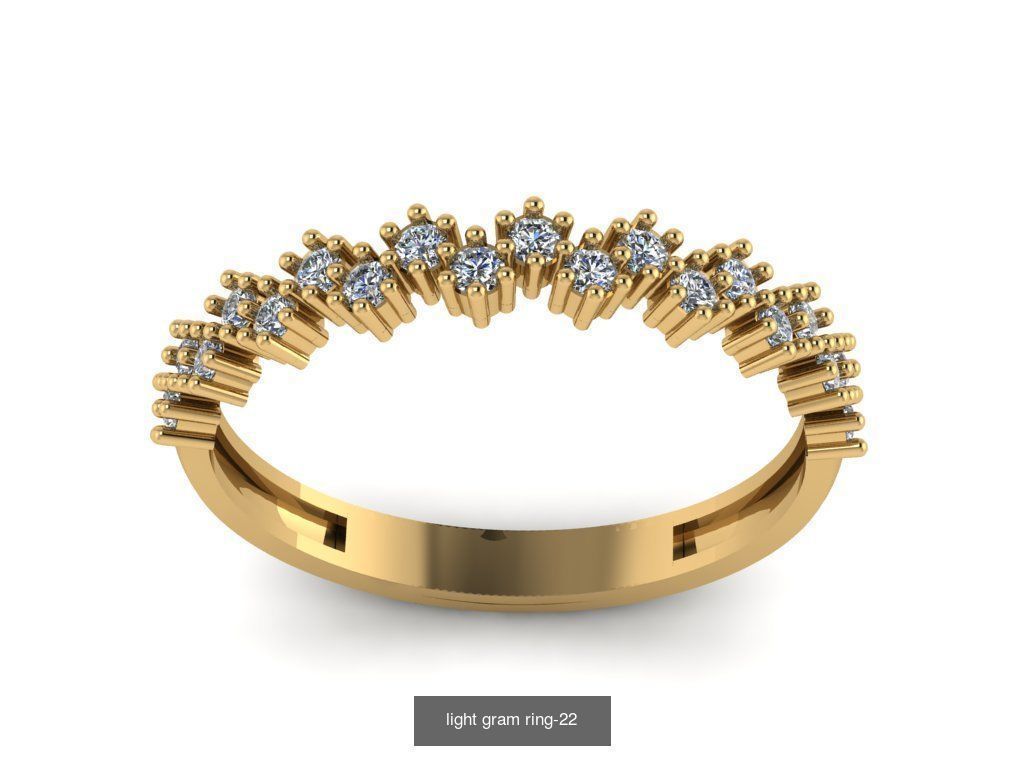 Light gram rings 3D Model Collection_35