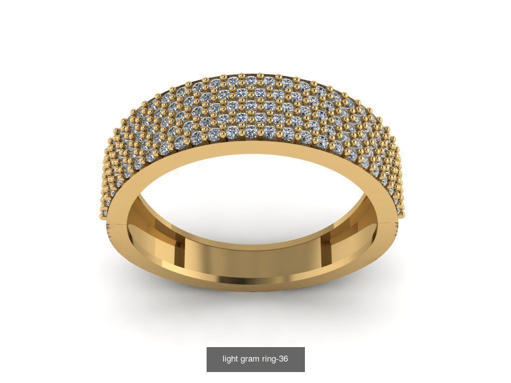 Light gram rings 3D Model Collection_48
