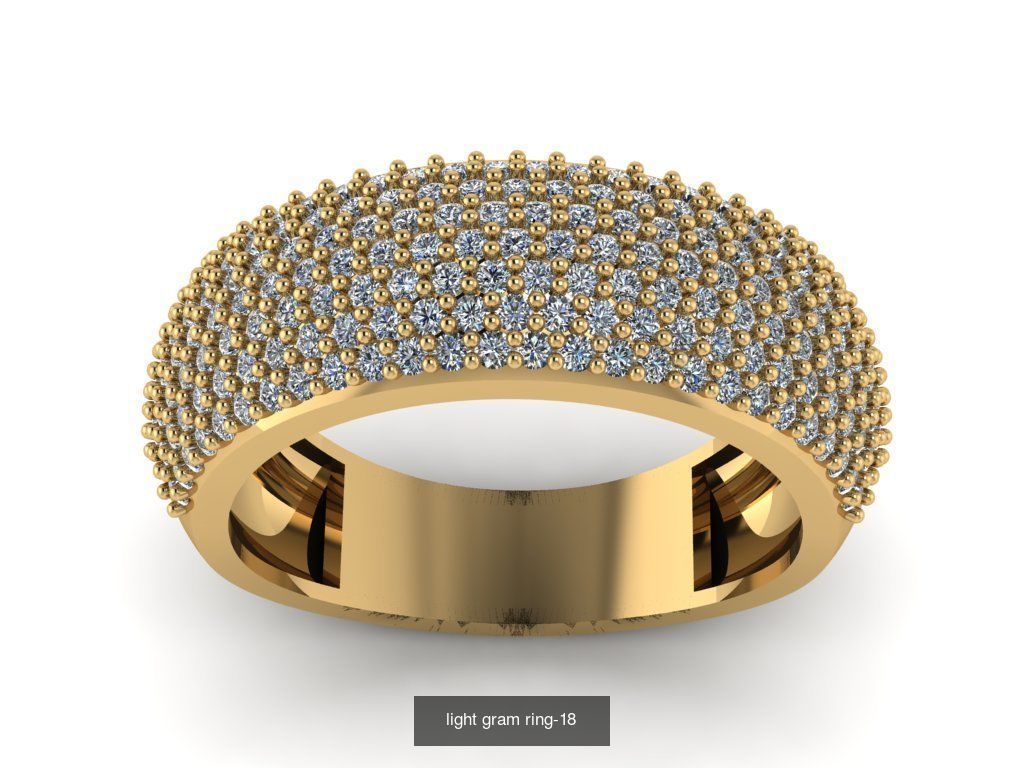 Light gram rings 3D Model Collection_31