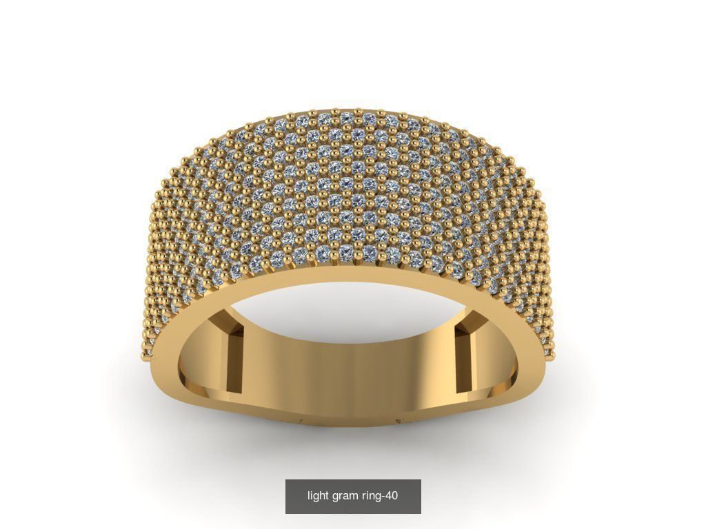 Light gram rings 3D Model Collection_53
