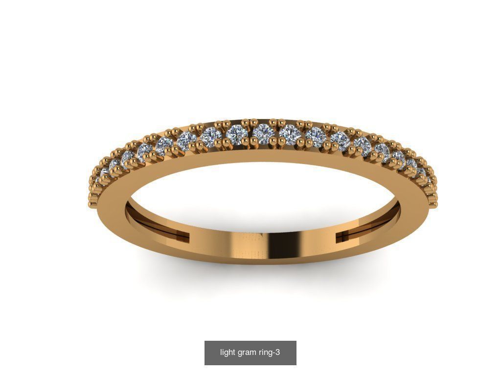 Light gram rings 3D Model Collection_16