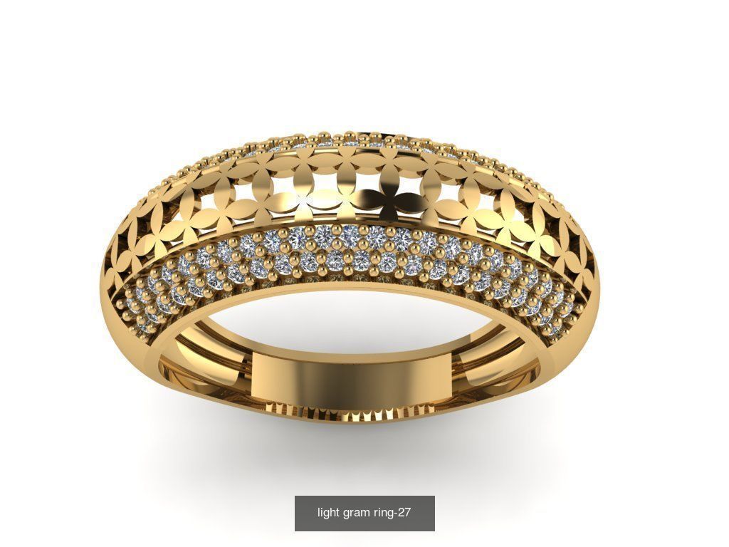 Light gram rings 3D Model Collection_40