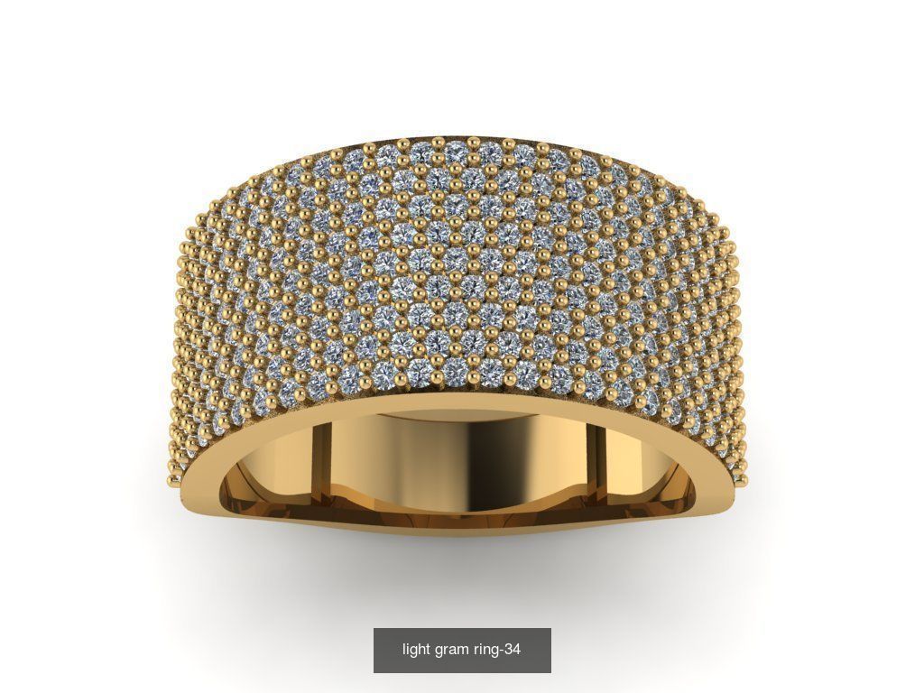 Light gram rings 3D Model Collection_47