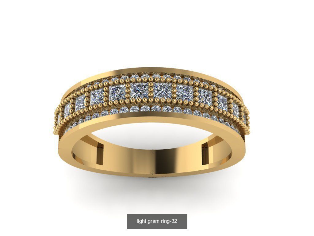 Light gram rings 3D Model Collection_45