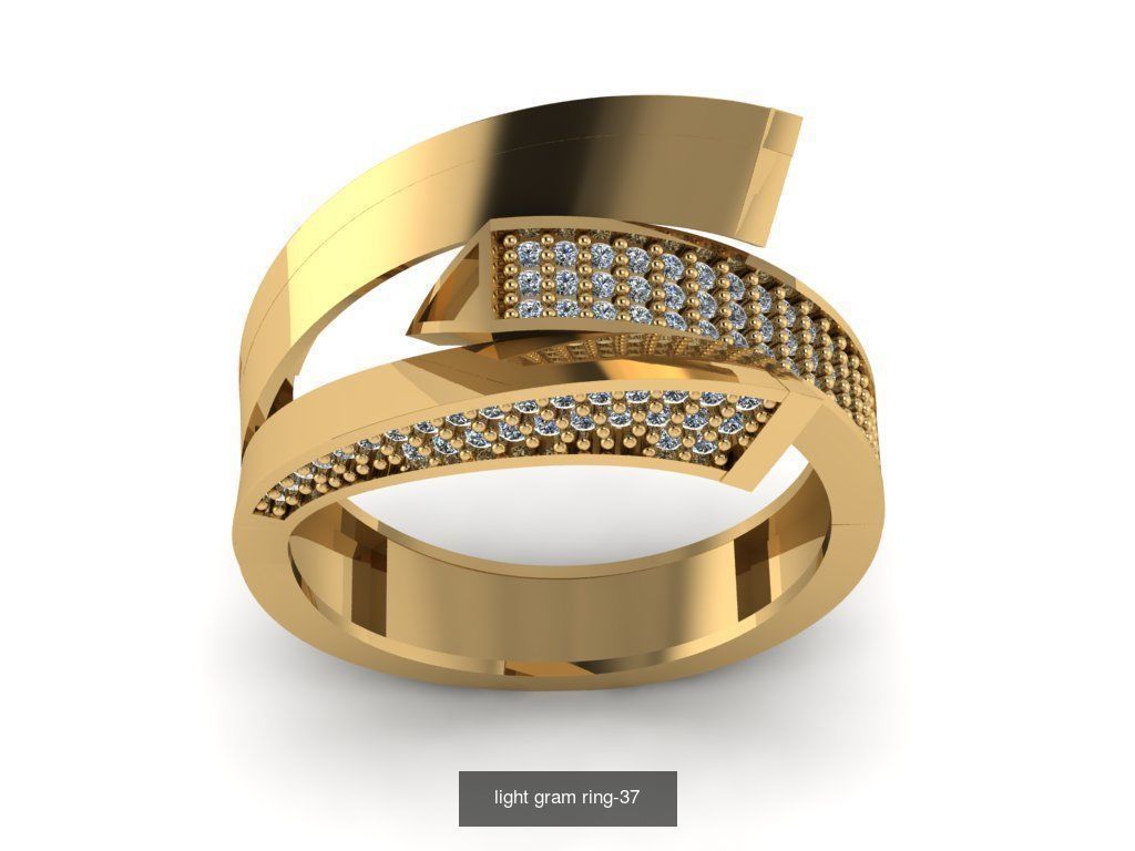 Light gram rings 3D Model Collection_50