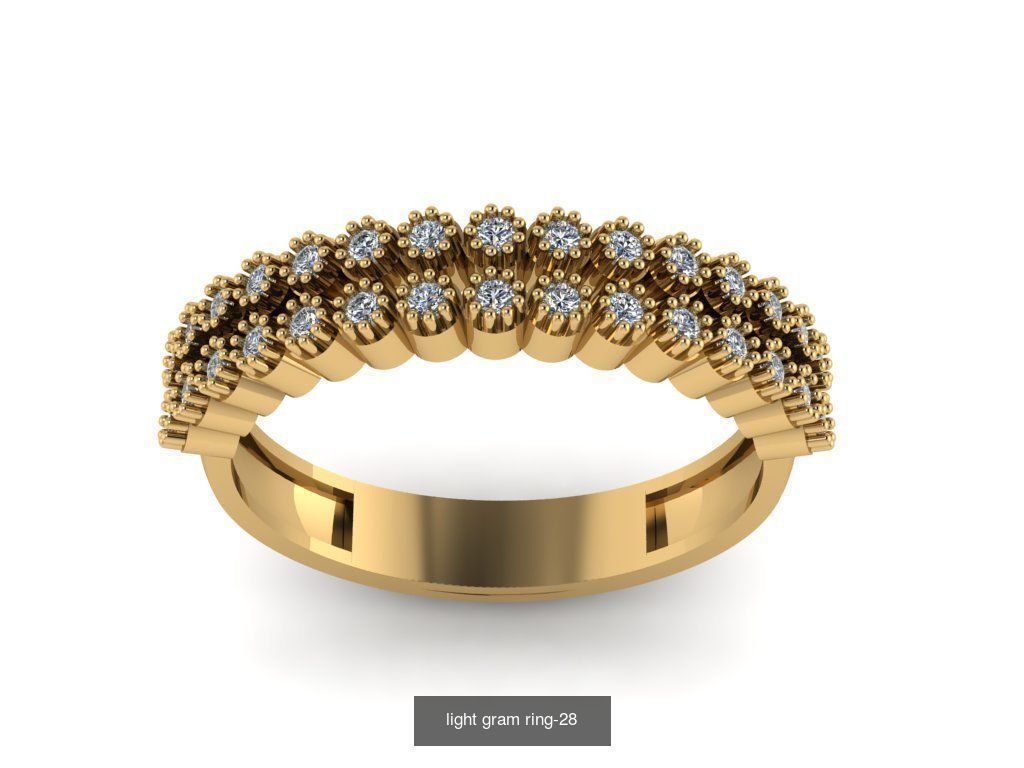 Light gram rings 3D Model Collection_41